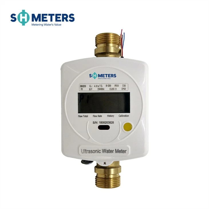 1/2 inci~1 inci R200 Meter Air Badan Loyang Lora Meter Air Ultrasonik Untuk Domestik