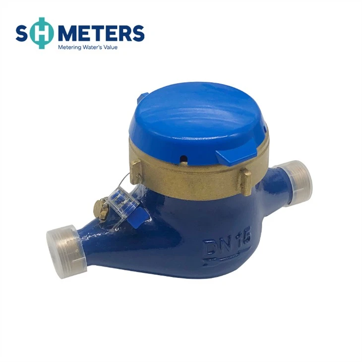 40mm Impulse Output Brass Dry Dial Mulitjet Water Meter