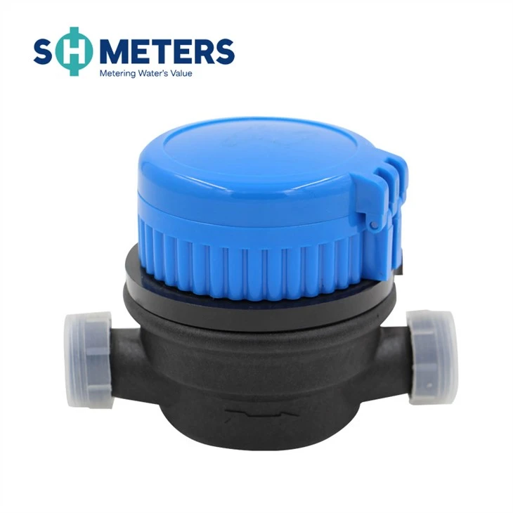 Dn15 Single Jet Dry Type Vane Wheel Plastic Water Meter