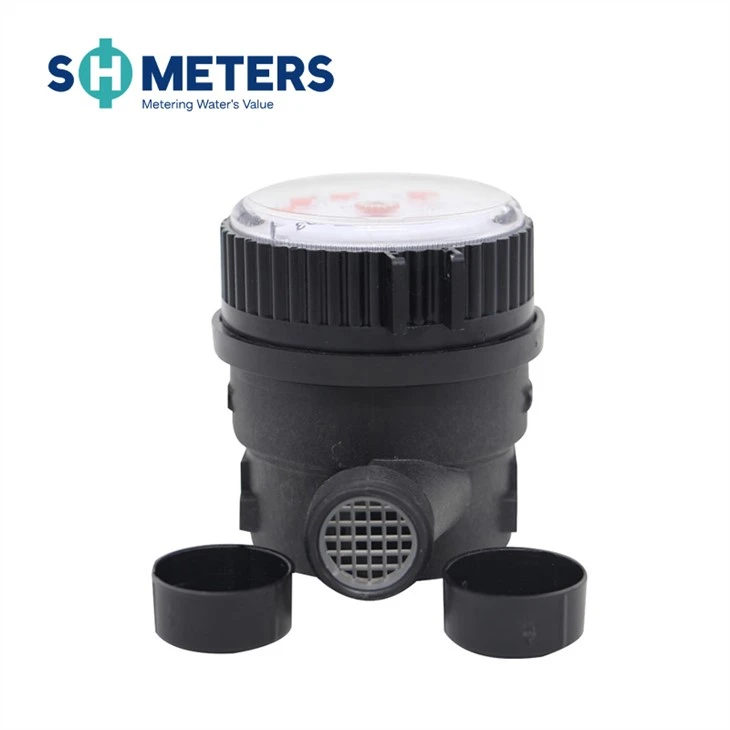 Dn15 Single Jet Dry Type Vane Wheel Plastic Water Meter