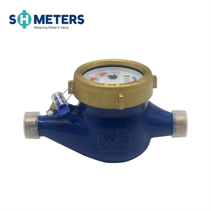 Multi Jet Dry Type Cold Brass Body Class C Water Meter Multi Jet Dry Type Cold Brass Body Class C Water Meter