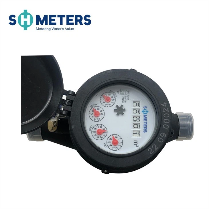 Small Plastic Water Meter Mechanical Water Meter For Residence