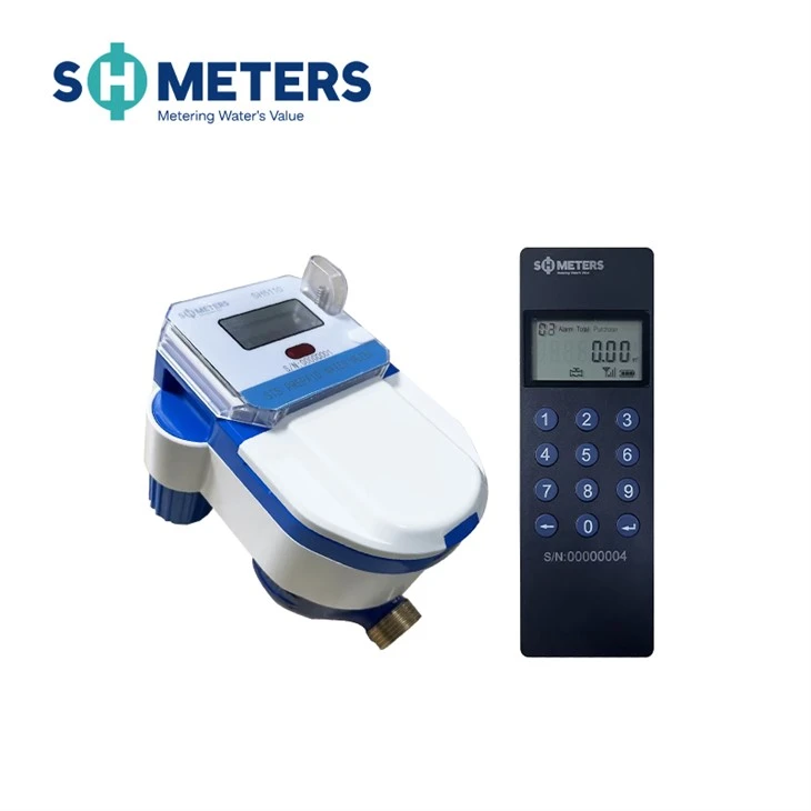 Meter Automatik Pembacaan Split Pad Kekunci Meter Air Prabayar