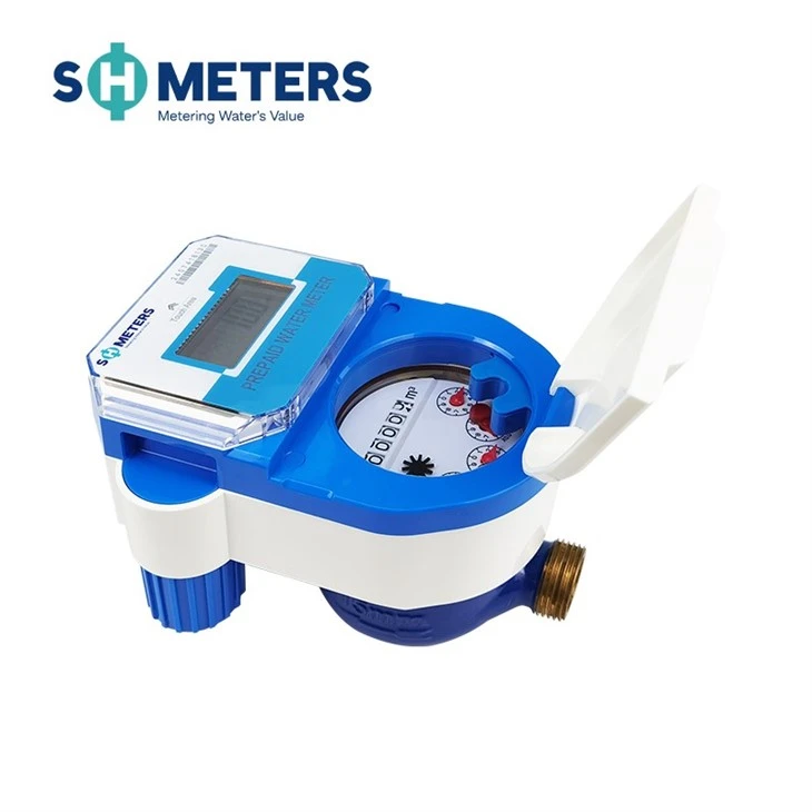 IC Card Prepaid Water Meter R100 With Brass Body factory IC Card Prepaid Water Meter R100 With Brass Body factory