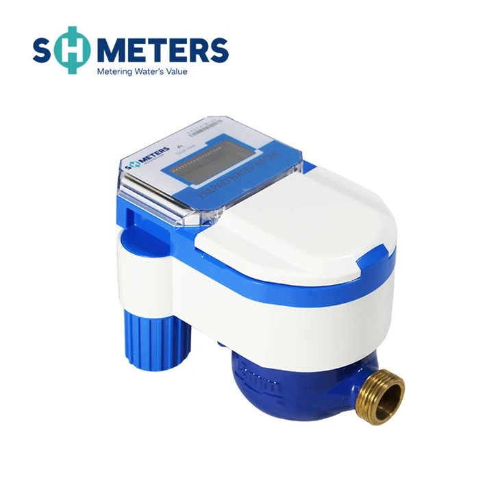 Meter Air Prabayar Kad IC R100 dengan badan tembaga